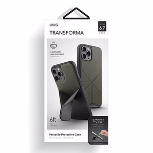 Uniq Transforma kotelo iPhone 12 Pro Maxille - harmaa
