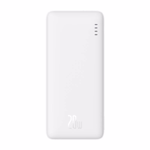 Baseus Airpow litiumpolymeeri-virtapankki 10000 mAh 20 W Valkoinen