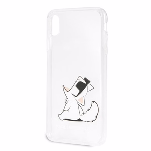 Karl Lagerfeld Choupette Fun iPhone Xs Max Case - Transparent
