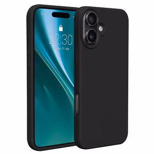 Etteri Silikoninen Suojakuori iPhone 16 Plus 6,7:lle musta
