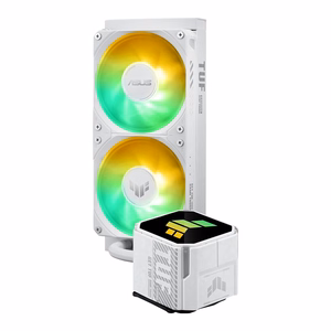 ASUS TUF Gaming LC III 240 ARGB White Edition prosessorin all-in-one nestejäähdytin 12 cm
