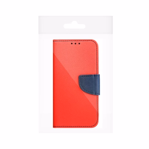 Flip-suojakuori Samsung A37:lle Fancy Book punainen / laivastonsininen