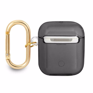 Guess GUA2HHTSK AirPods-suojus musta/musta Hihna-mallisto