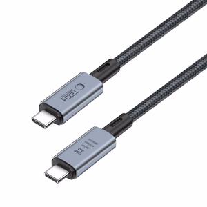 Tech-Protect UltraBoost Max USB-C 4.0 / USB-C 4.0 PD kaapeli 240W 8K 40Gbps 1m - harmaa