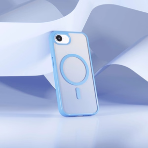 Puro Gradient MagSafe Silicone Case for iPhone 16e/17e - Blue