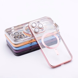 Electro Mag Cover-suojakuori mallille iPhone 17 Pro / 18 Pro, MagSafe-yhteensopiva – ruusukullanvärinen