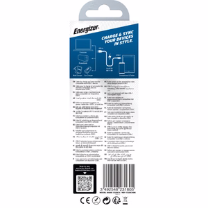 Energizer Ultimate C520CKBK USB-A–USB-C-lataus- ja datakaapeli, 2 m, musta