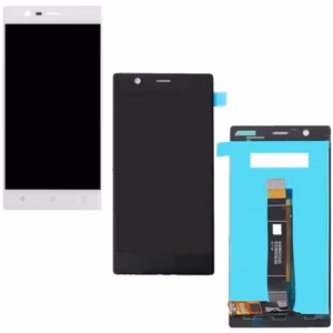 LCD-näyttö yhteensopiva Nokia 3 musta HQ