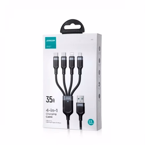 USB-kaapeli Joyroom 4in1 / S-1T4018A18 musta 120cm