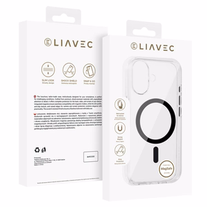 Liavec Pure Suojakuori iPhone 17:lle musta