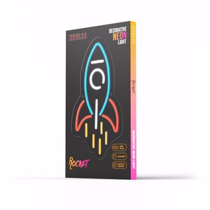 Neon PLEXI LED ROCKET moniväri NNE18 Neolia