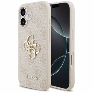 Guess 4G Big Logo -suojakuori iPhone 17 - pinkki