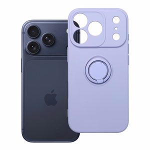 Silikoninen Suojakuori iPhone 17 Pro:lle Ring violetti
