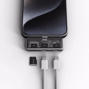 Sovitin HUB 3in1 USB C Satechi Mobile XR ST-HXRSDM avaruudenharmaa