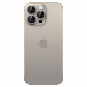 Spigen Optik.tR EZ Fit kameran Näytönsuoja iPhone 14 Pro / Pro Max / 15 Pro / Pro Maxille - Natural Titanium 2 kpl