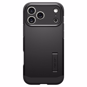 Spigen Tough Armor MagSafe suojakuori mallille iPhone 18 Pro / 17 Pro – väri: musta