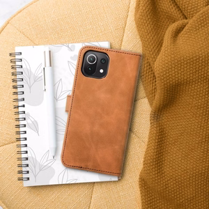 TENDER-lompakkokuori XIAOMI Redmi 9C / 9C NFC, ruskea