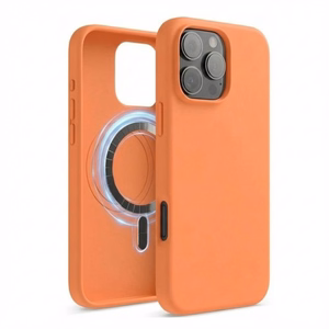 Phone Case "TM MagSafe Silicone" for iPhone 13 / Peach /