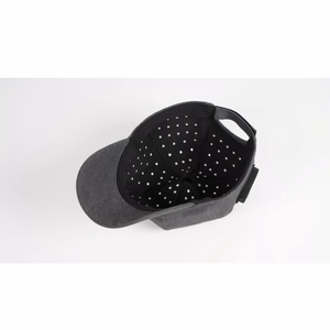 Lunni Red and Near-infrared Light Therapy Cap Grey Denim