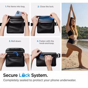 Spigen Aqua Shield A620 Waterproof Hip Bag IPX8 - Black