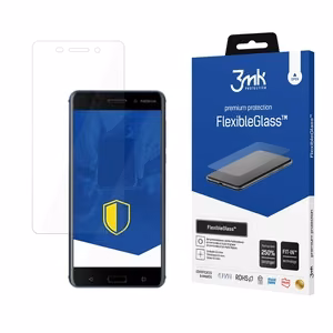 Nokia 6 – 3mk FlexibleGlass puhelimen näytönsuoja