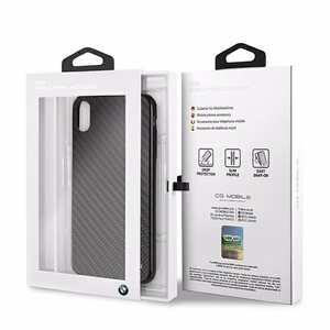 BMW Siganture Carbon Case for iPhone Xs Max - Black