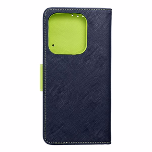Läppäsuojakuori Xiaomi Redmi NOTE 14 5G Fancy Book laivastonsininen / lime