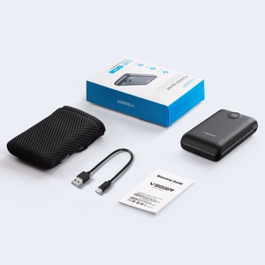 VEGER varavirtalähde 20000 mAh PD QC3.0 2A 22,5W S20 (W2053) musta