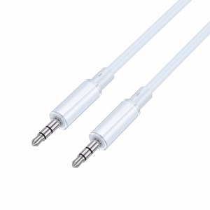 Borofone AUX-kaapeli BL21 Lemon - jack 3,5mm - jack 3,5mm - 1 metri sininen