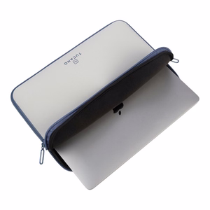 Tucano Elements 4 mm neoprene sleeve for 13-inch MacBook Air / Pro and 12-inch laptops, Ice Grey