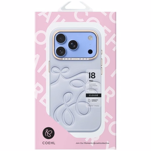 Uniq Coehl Cloude Magnetic Charging -suojakuori iPhone 18 Pro / 17 Pro – sininen