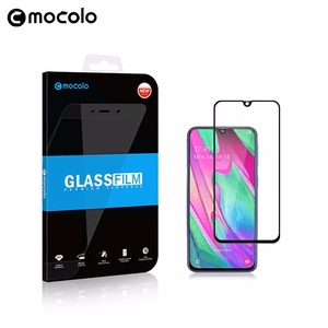 Mocolo 3D 9H Full Glue tempered-glass screen protector for Samsung Galaxy A40, black frame