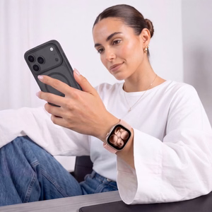Tech-Protect NylonMag Hihna Apple Watch 4/5/6/7/8/9/SE/Ultra 1/2 (42/44/45/49 mm) tommuinen roosa