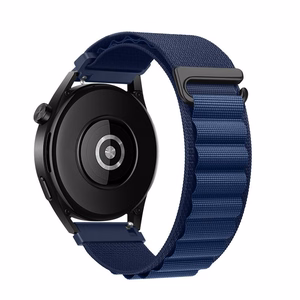 Strap to Samsung Galaxy Watch Forcell F-Design FS05 polyester fiber buckle 20 mm navy