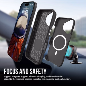 Perfectionists Triangle Mag Suojakuori iPhone 13 mini musta