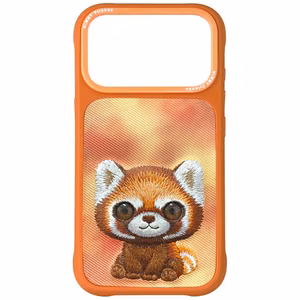 Nimmy Big Eyed Pet 2.0 Pesukarhu Suojakuori iPhone 17 Pro - oranssi