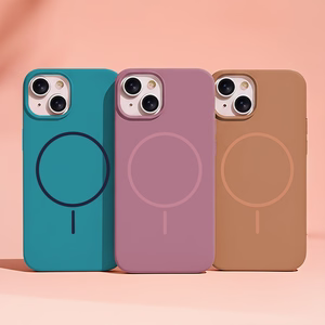 Silicone Thin Mag kotelo iPhone 16 6,1" turkoosi