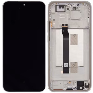 LCD Display Compatible With Xiaomi Redmi Note 15 Pro 5G with Frame / Titanium / (Service Pack)