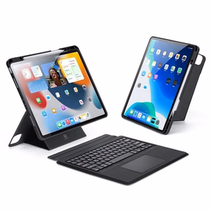 Case with keyboard Dux Ducis DK Apple iPad Air 13 2024/iPad Air 13 2025/iPad Pro 12.9 2018/2020/2021/2022 black
