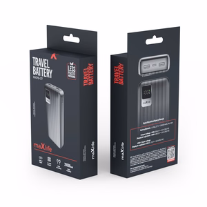 Maxlife varavirtalähde MXPB-07 20000 mAh musta