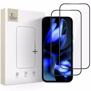 Tech-Protect Glass Fit+ 2-Pack Karkaistu lasi Google Pixel 9A / 20A - musta