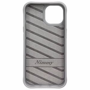 Nimmy Cool&Cute 2.0 Bear Suojakuori iPhone 15:lle - harmaa