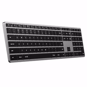 Langaton QWERTY-näppäimistö Satechi Slim X3 ST-BTSX3S, hopea