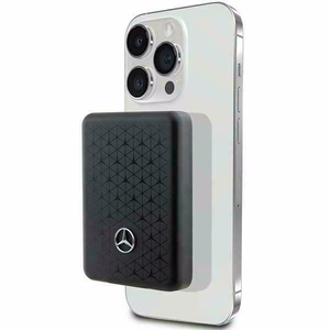 Varavirtalahde Mercedes Stars Pattern MagSafe 5W 3000mAh - musta