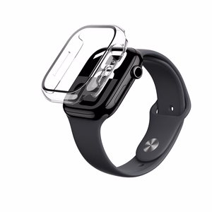 AmazingThing Radix Glass Suojakuori Apple Watch 46mm:lle - kirkas
