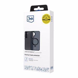 3mk Smoke Case Mag&Stand Samsung Galaxy S25:lle - musta