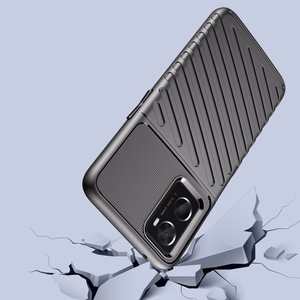 Thunder Case joustava panssaroitu suojus Oppo A76 / Oppo A36 / Realme 9i musta