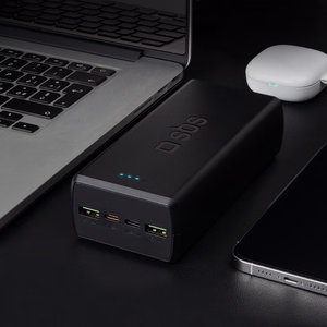 Powerbank SBS TTBB30000PD20K 30000 mAh 2 x USB-C 2 x USB-A - musta