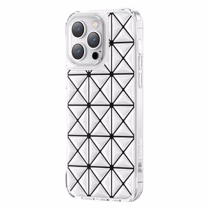 Kingxbar Miya-sarjan kotelo iPhone 14 Pro takakuori valkoinen