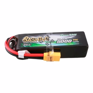 Gens Ace G-Tech 5000 mAh 14,8 V 4S1P 60C Lipo-akku, jossa on XT90-liitin – Bashing-sarja